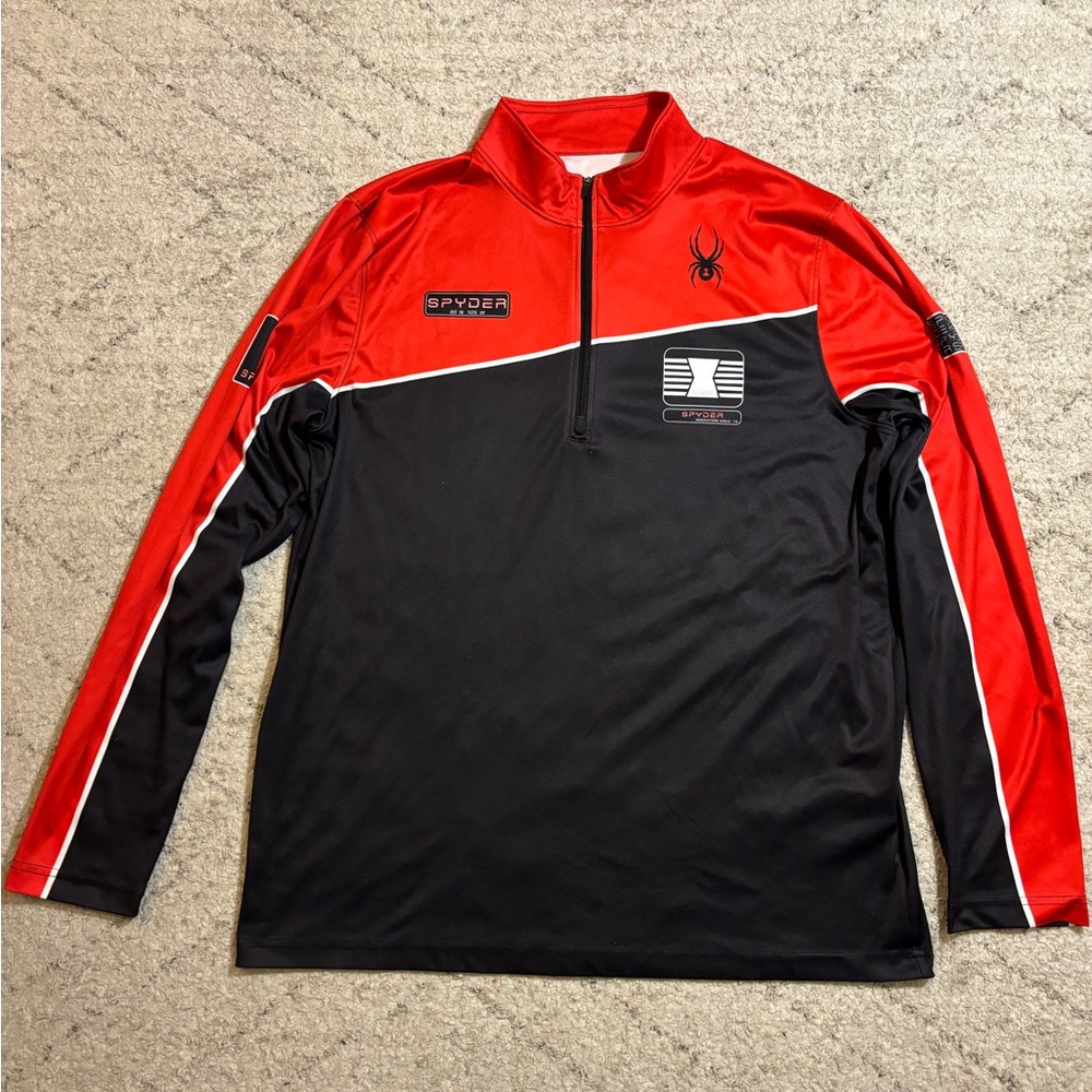 Spyder Red and Black pullover
